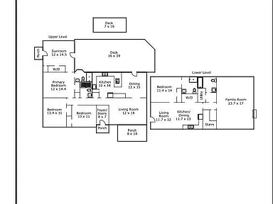 Floor plan for 5412 Farley Drive