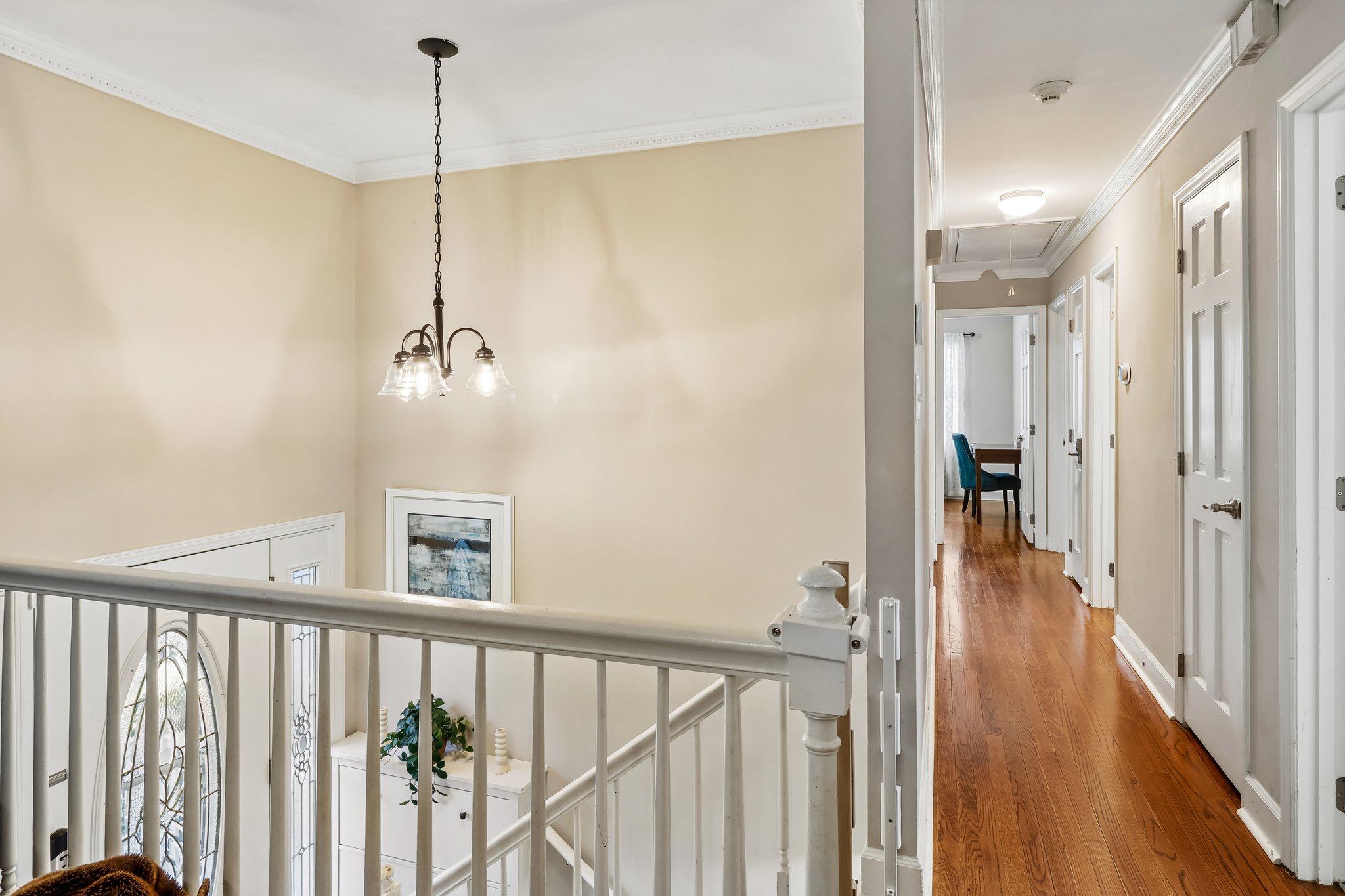 Main-level landing and hallway