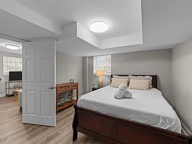 Lower-level bedroom