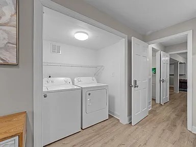 Lower-level laundry